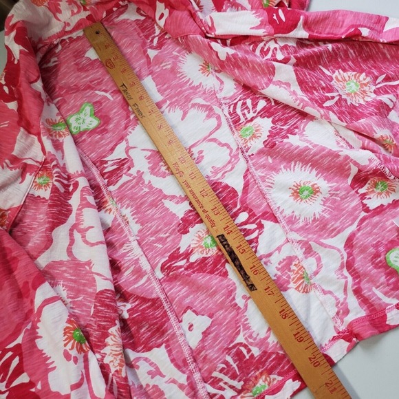 Lilly Pulitzer Women Floral Knit Cardigan Size Small Resort Casual Coastal Layer - Picture 10 of 11